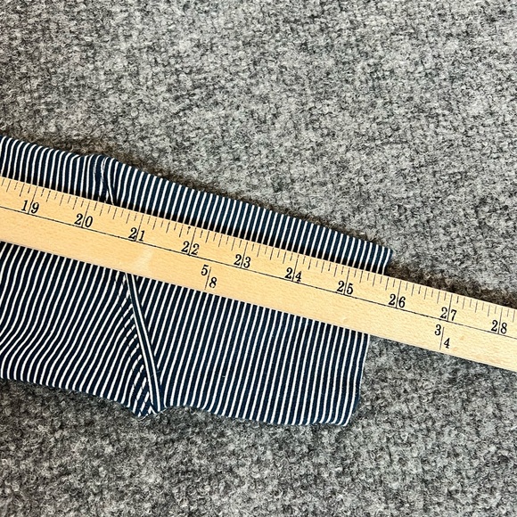 Market & Spruce Active 1/4 Zip Pullover White Blue Athletic Top Long Sleeve SZ M - Picture 12 of 12